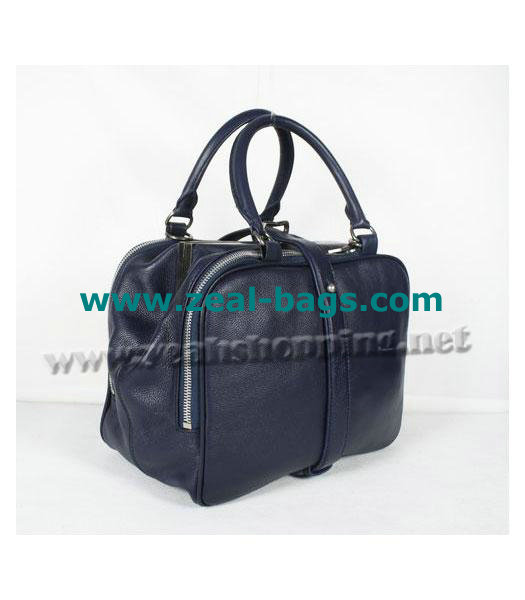 AAA Replica Alexander Wang Sapphire Blue Leather Tote Bag - Click Image to Close